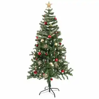 Tottus Arbol de navidad 1.80 metros 500 ramas + 47 adornos oferta