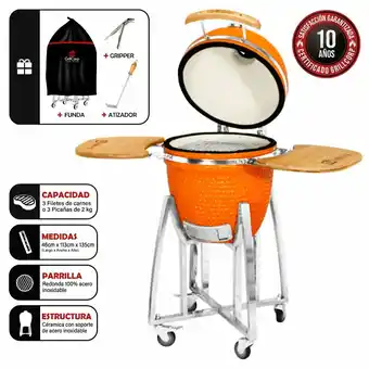 Tottus Kamado 18" naranja oferta