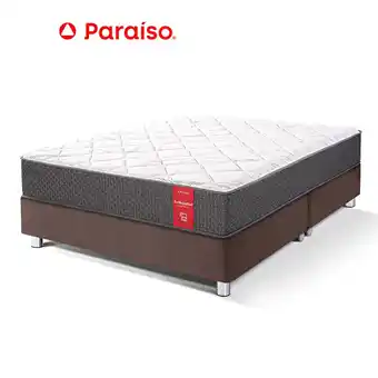 Tottus Cama su majestad de lujo queen chocolate oferta