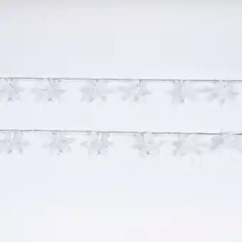 Tottus 20 luces led navidad copo de nieve oferta