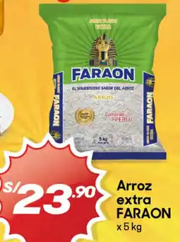 Hiperbodega Precio Uno Arroz extra FARAON x5kg oferta