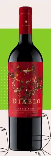 Tottus Vino tinto Dark Red Casillero del Diablo de 750ml oferta