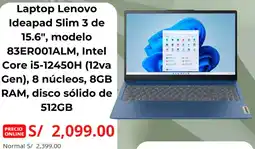Hiraoka Laptop Lenovo Ideapad Slim 3 de 15.6" oferta