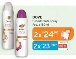 Mifarma DOVE Desodorante spray Fco. x 150ml oferta