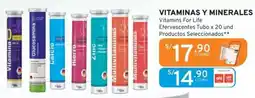 Mifarma VITAMINAS Y MINERALES Vitamins For Life Efervescentes Tubo x 20 und oferta