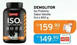 Mifarma DEMOLITOR Iso Proteina Sabor Vainilla Fco x 800 g. oferta
