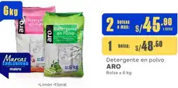 Makro Detergente en polvo ARO Bolsa x 6kg oferta