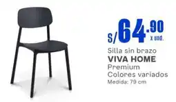 Makro Silla sin brazo VIVA HOME Premium Colores variados Medida: 79 cm oferta