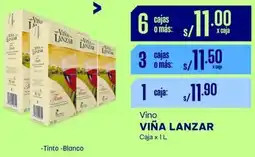Makro Vino VIÑA LANZAR Caja x 1L oferta