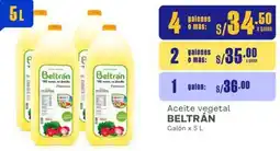 Makro Aceite vegetal BELTRÁN Galón x 5L oferta