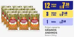 Makro Frijol canario GRANOS ANDINOS Bolsa x 500g oferta