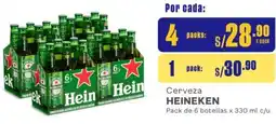 Makro Cerveza Pack de 6 botellas x 330ml oferta