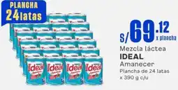 Makro Mezcla láctea IDEAL Amanecer Plancha de 24 latas x 390g oferta