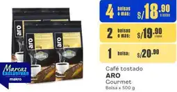 Makro Café tostado ARO Gourmet Bolsa x 500g oferta