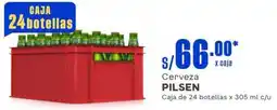 Makro Cerveza PILSEN Caja de 24 botellas x 305ml oferta