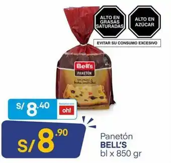 Panetón Bell's 850gr