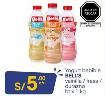 Mass Yogurt Bebible Bell's 1kg oferta