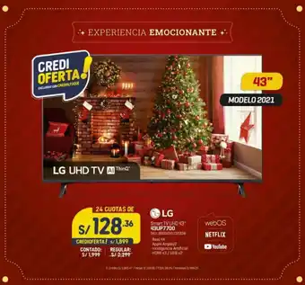 Carsa LG Smart TV UHD 43" oferta
