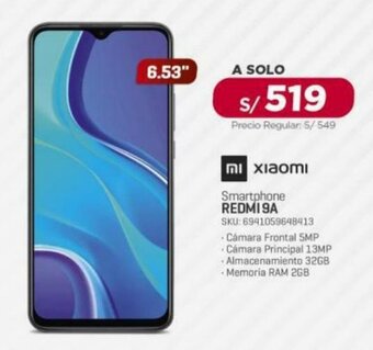 Carsa Xiaomi Smartphone Redmi 9A oferta