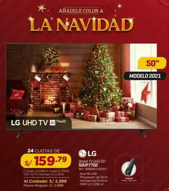 Carsa LG Smart TV UHD 50" oferta