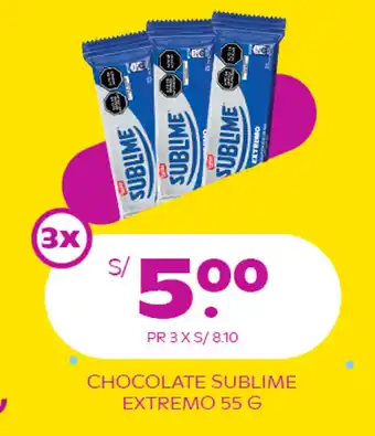 Tambo Chocolate Sublime Extremo 55g oferta