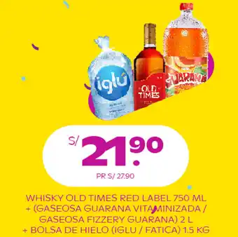 Tambo Whisky Old Times Red Label 750ml oferta