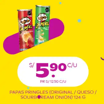 Tambo Papas Pringles 124g oferta