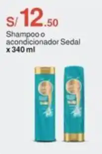 Metro Shampoo o acondicionador Sedal oferta