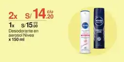 Metro Desodorante en aerosol Nivea oferta