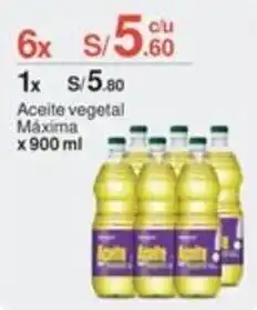Metro Aceite vegetal Máxima oferta