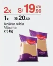 Metro Azúcar rubia Máxima oferta