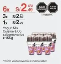 Metro Yogurt Mix Cuisine & Co oferta