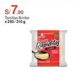 Metro Tortillas Bimbo oferta