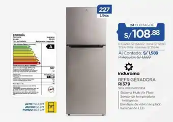 El Gallo Más Gallo Indurama Refrigeradora RI379 oferta