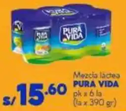 PURA VIDA Mezcla láctea