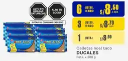 Makro DUCALES Galletas noel taco oferta