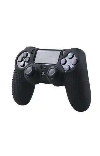 Tiendas EFE Funda silicona mando ps4 negro oferta