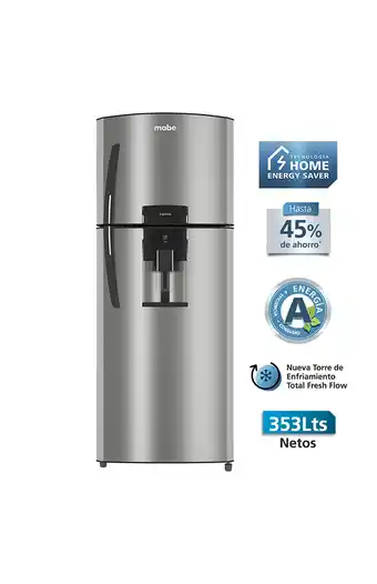 Tiendas EFE Refrigeradora mabe rmp365fypu no frost 353 lt oferta