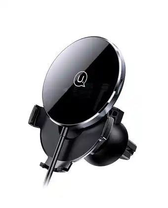 Tiendas EFE Soporte y cargador inalámbrico magnético ultradelgado para auto 15w negro us-cd164 oferta