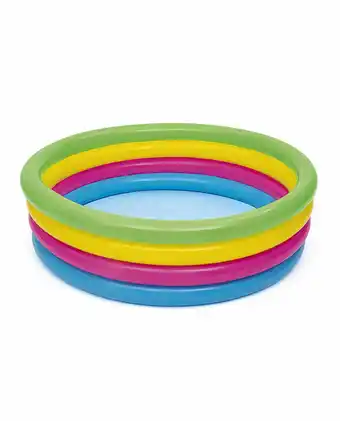 Tiendas EFE Piscina de 4 anillos de colores 522l oferta