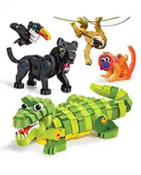 Tiendas EFE Animales del bosque tropical bloco oferta