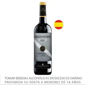 Tottus Vino paternina tempranillo oferta