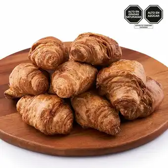 Tottus Mini croissant con chips dulce de leche bl x 10 un oferta