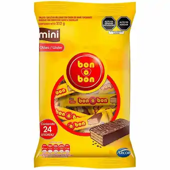 Tottus Mini wafers bañados en chocolate oferta