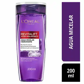 Tottus Agua micelar ácido hialurónico 200 ml oferta