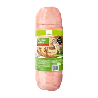 Tottus Enrollado de pollo con verduras y champignones oferta