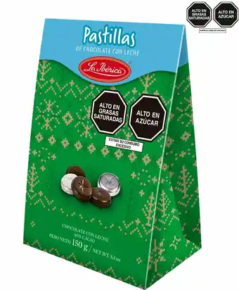 Tottus Chocolate pastillas de leche navidad oferta