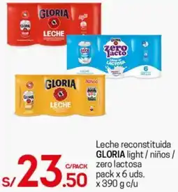 Tottus GLORIA Leche reconstituida oferta