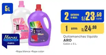 Makro ARO Quitamanchas líquido oferta