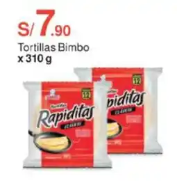 Metro Tortillas Bimbo oferta